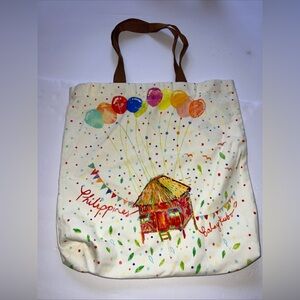 Vintage Bibsisita balloons house artist Phillipines Tourist tote bag